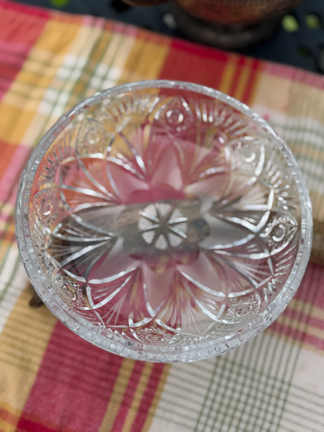 Vintage Cut Glass Bowl - photo 3