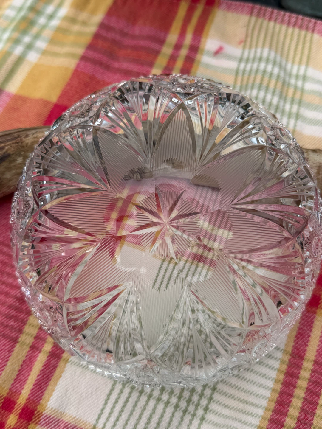 Vintage Cut Glass Bowl - photo 4
