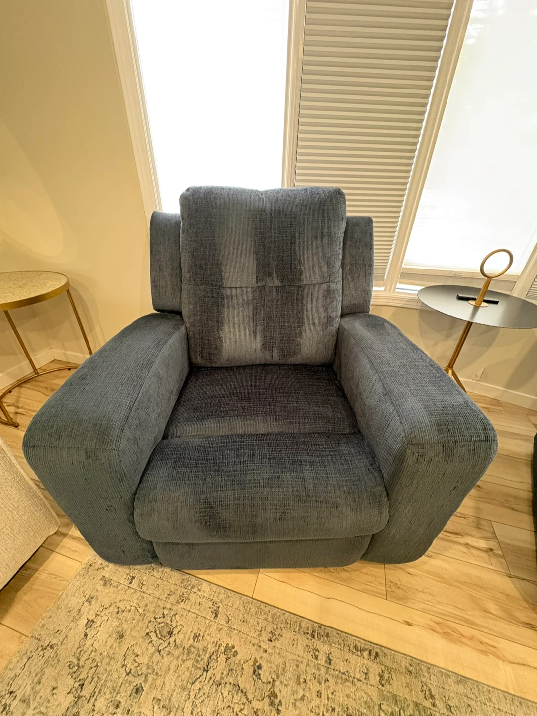Navy Blue Recliner Chair