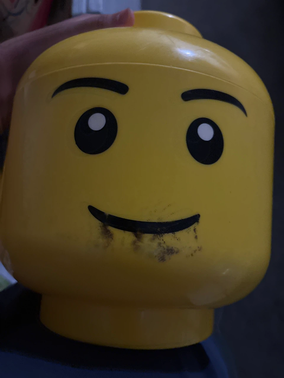 LEGO Head Storage Container - Yellow