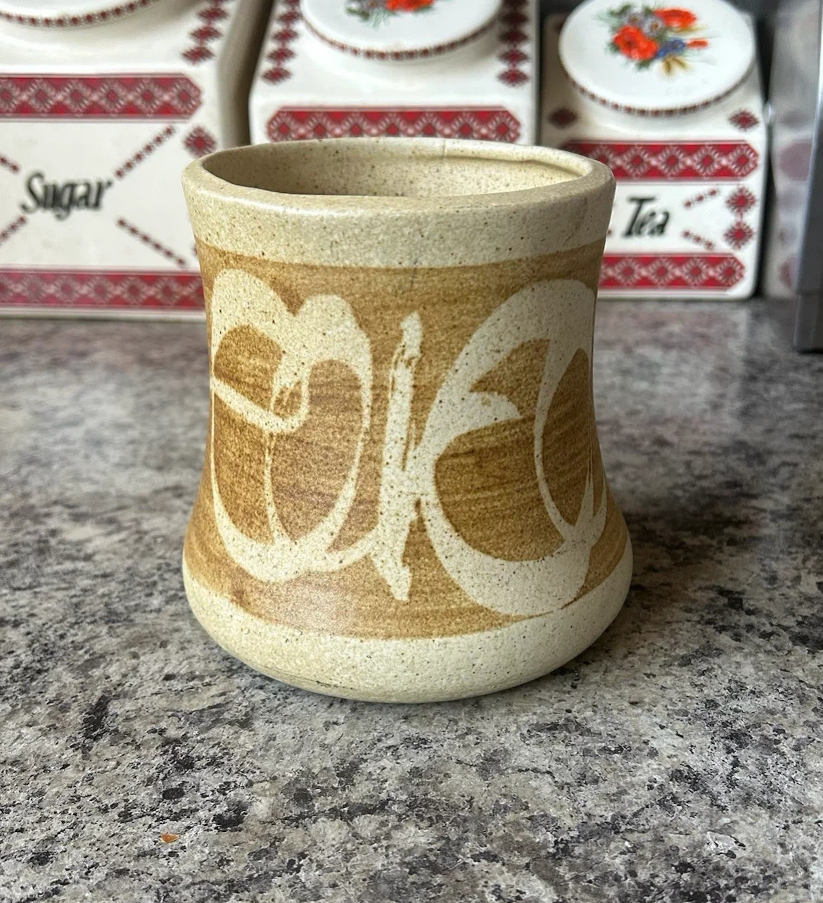 Ceramic Vase with Abstract Design