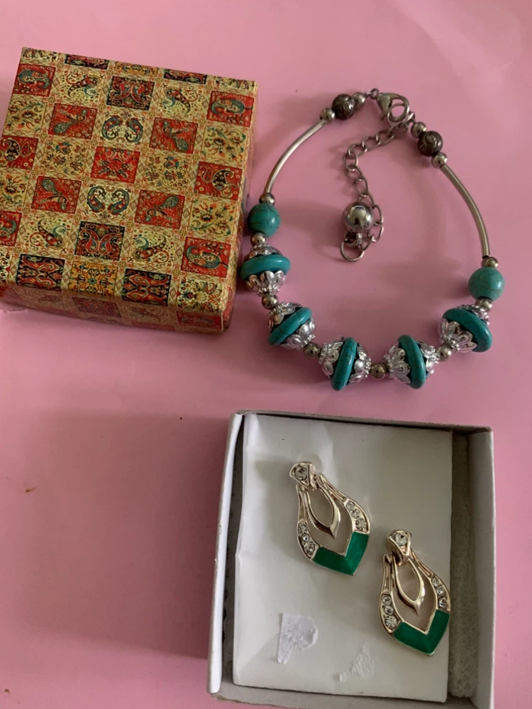 Earrings and Bracelet Set