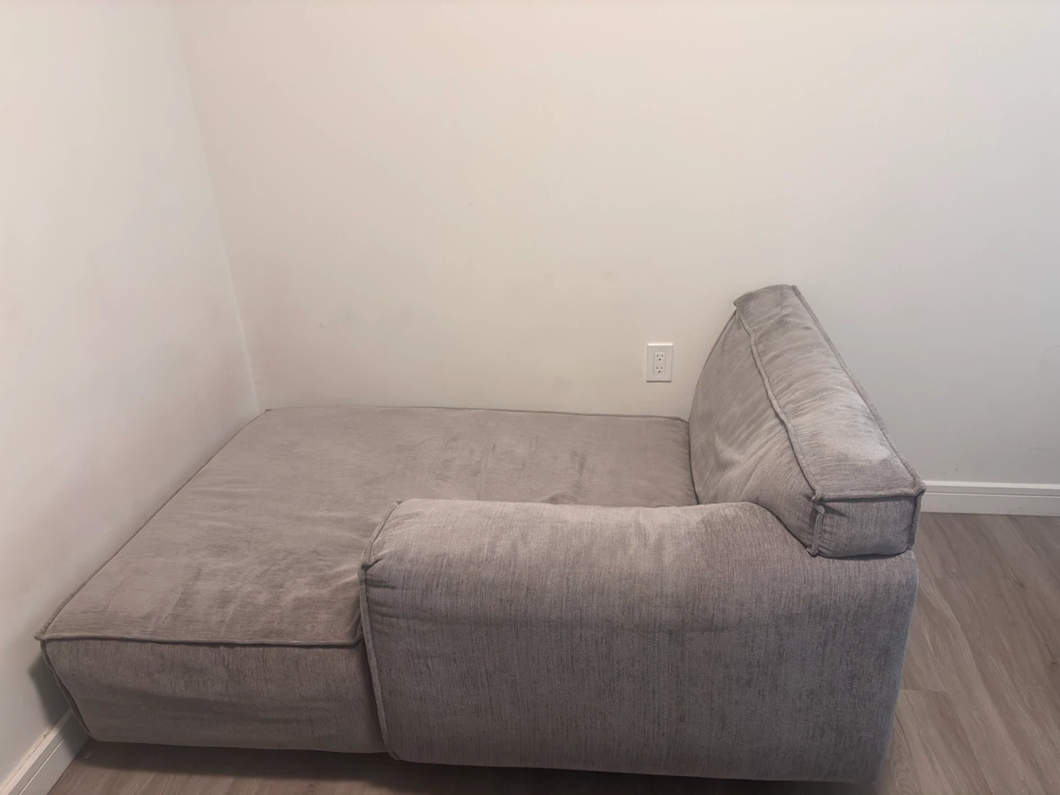 Grey Chaise Lounge - photo 3