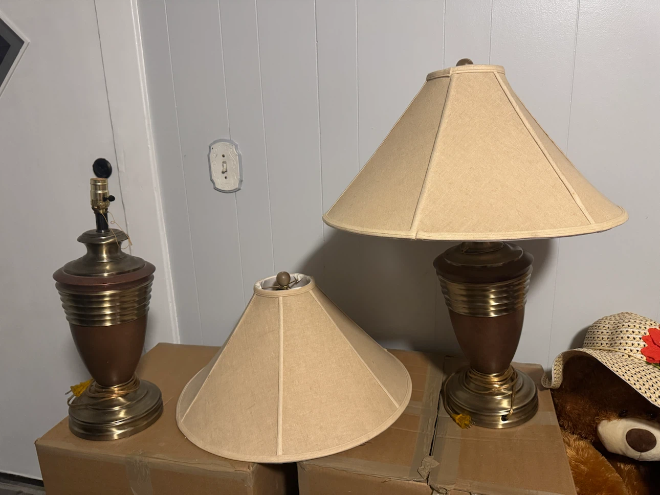 Vintage Table Lamps Set of 2