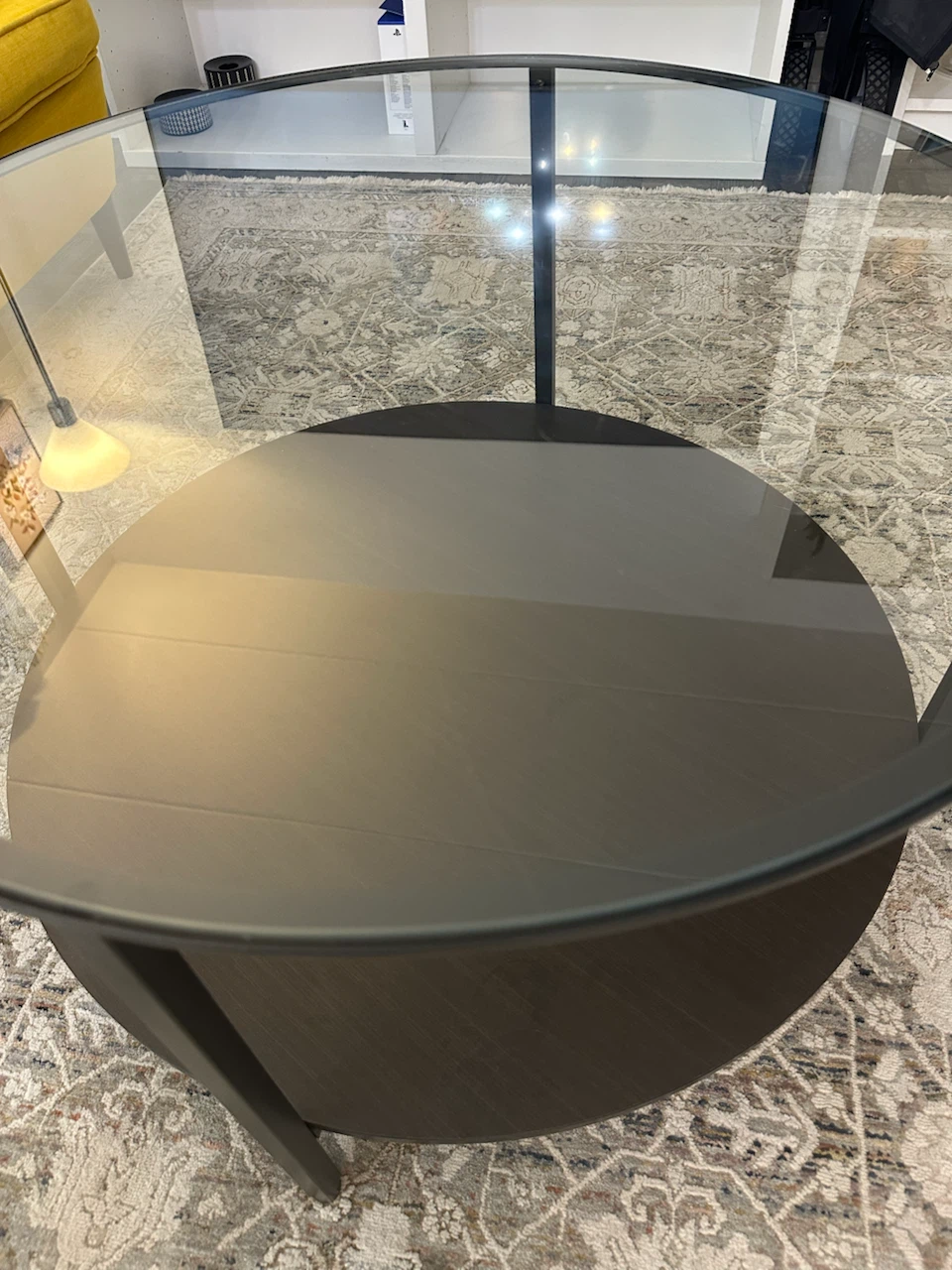 Round Glass Coffee Table - photo 2