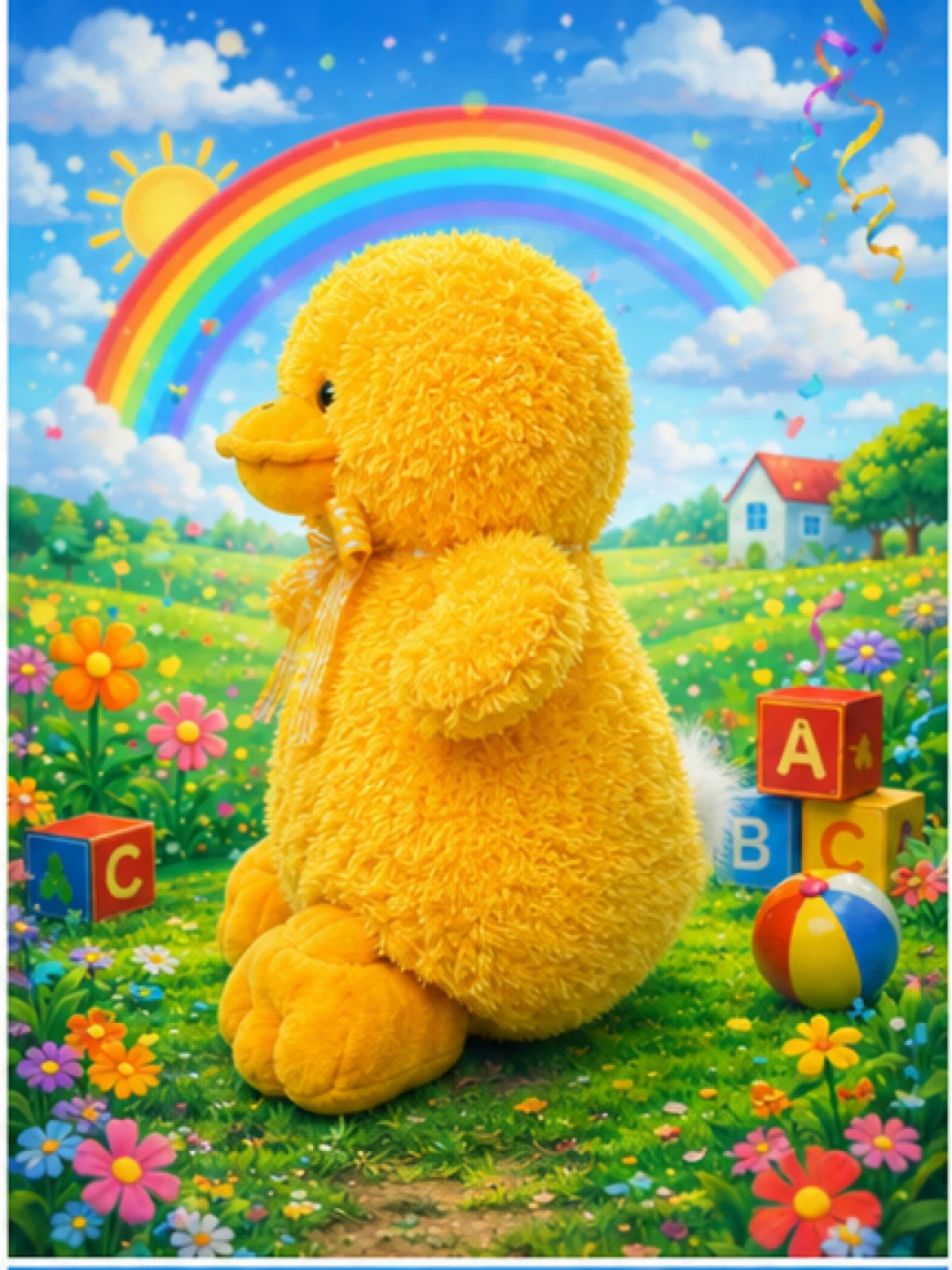 Cute Yellow Duck Plush Toy – Soft Stuffed Animal - photo 4