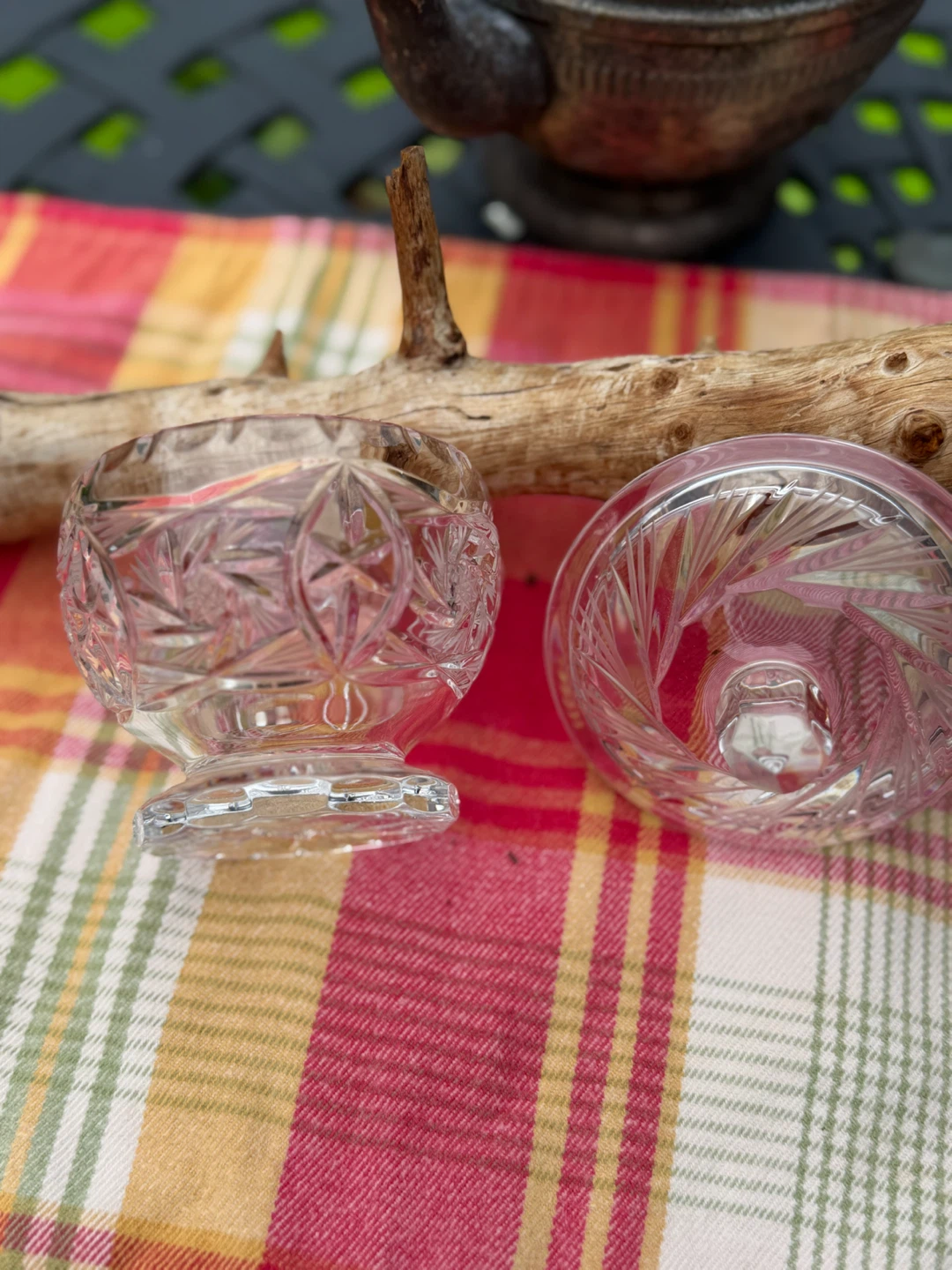 Vintage Cut Crystal Lidded Candy Dish - photo 5