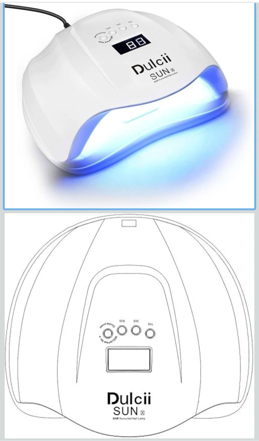 Dulcii SUN 54W LED Nail Dryer Lamp - photo 3