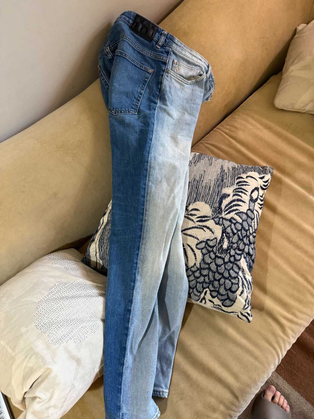 Marcelo Burlon 2-tone Jeans - Size 30 - photo 3