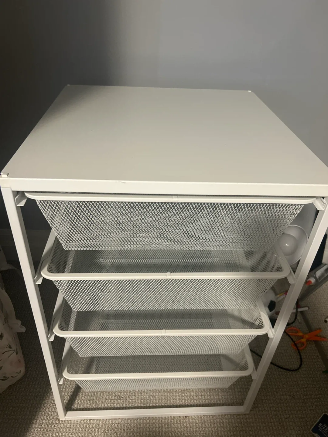 White 4-Drawer Storage - photo 2