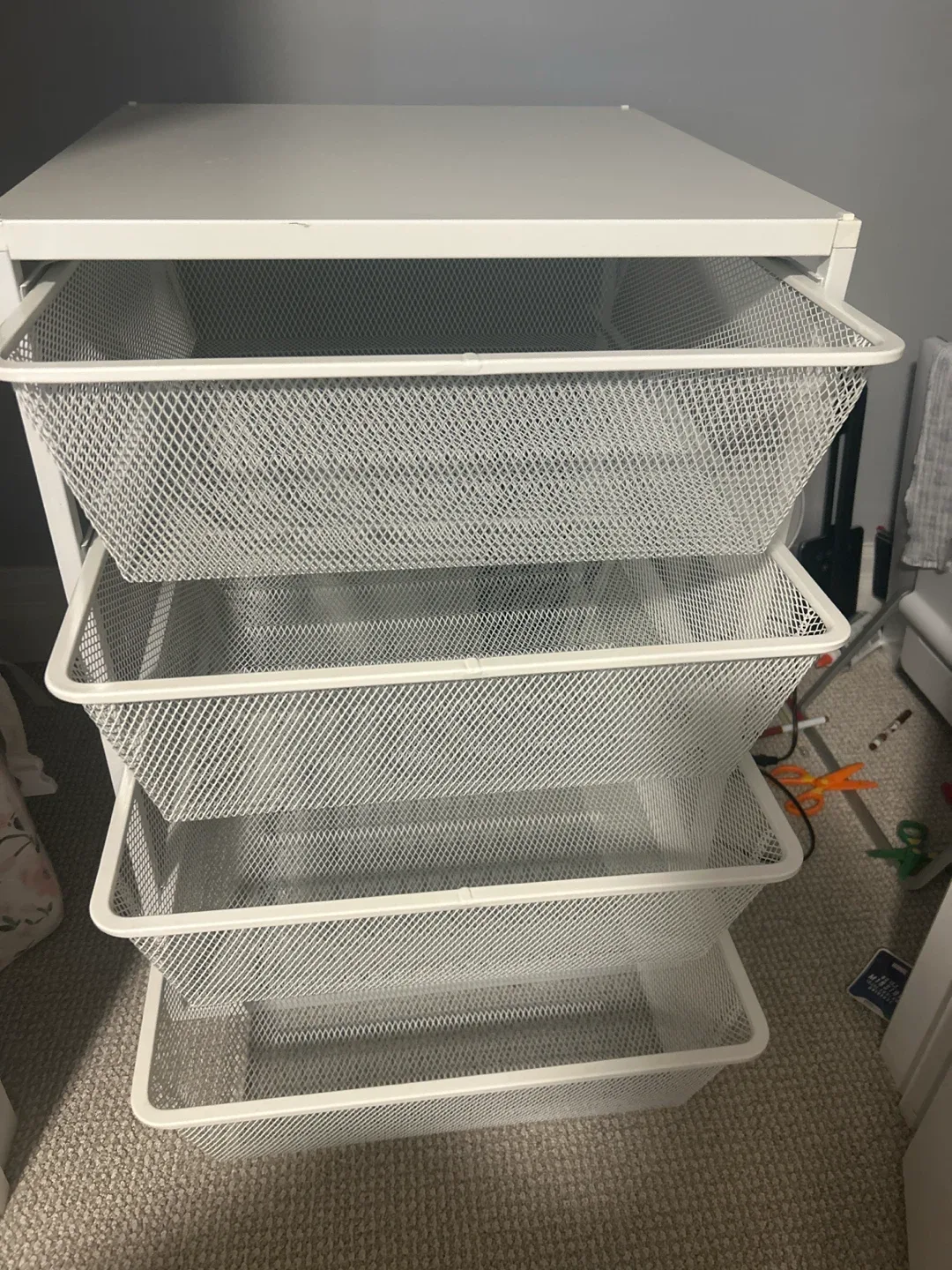 White 4-Drawer Storage - photo 3