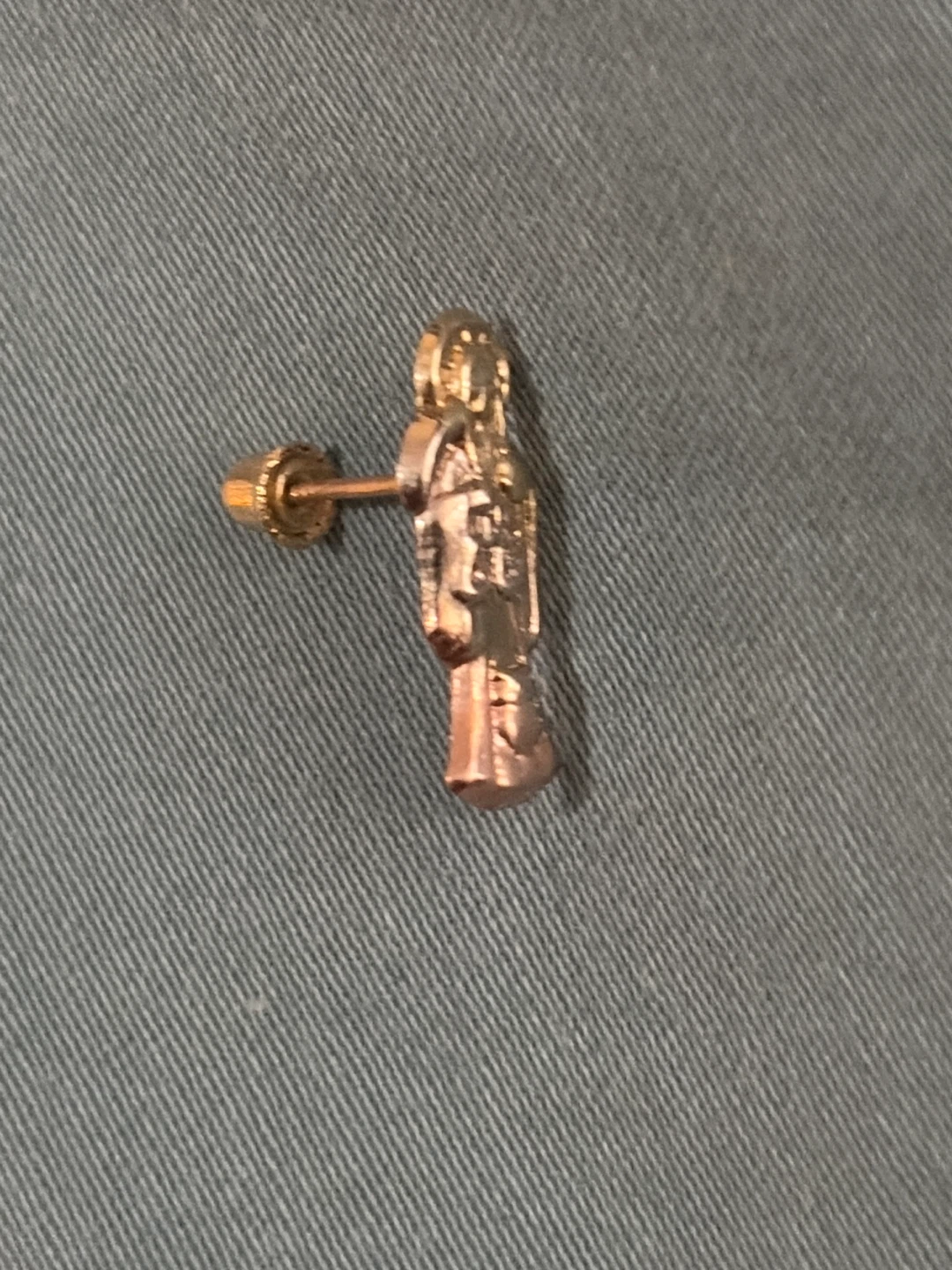 14kt Gold Angel Stud Earrings - photo 2