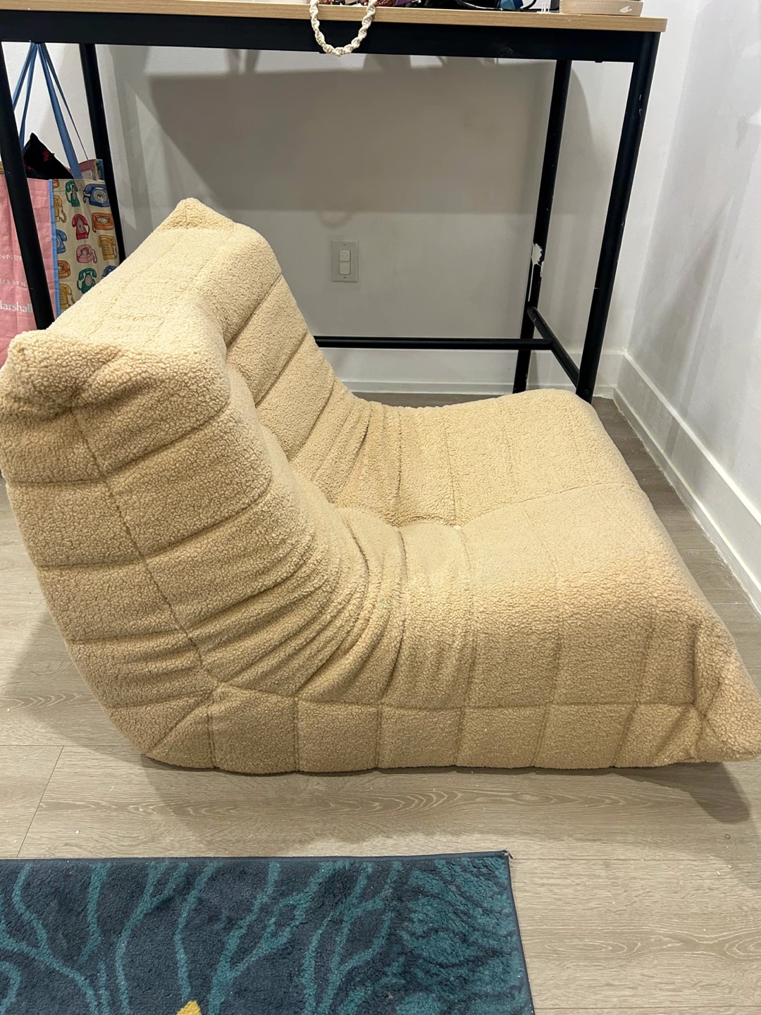 Teddy Fleece Lounge Chair - Memory Foam - photo 2