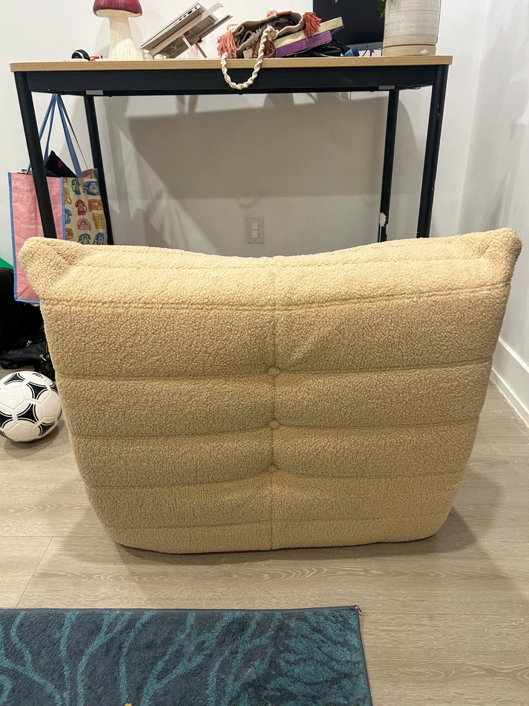 Teddy Fleece Lounge Chair - Memory Foam - photo 3