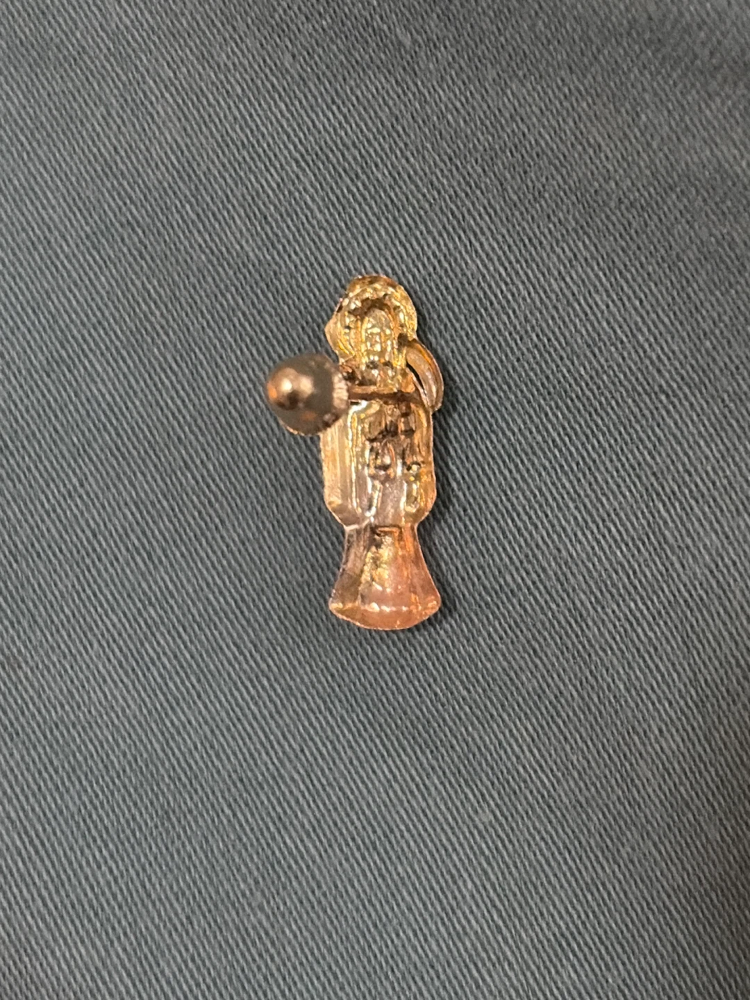 14kt Gold Angel Stud Earrings - photo 3
