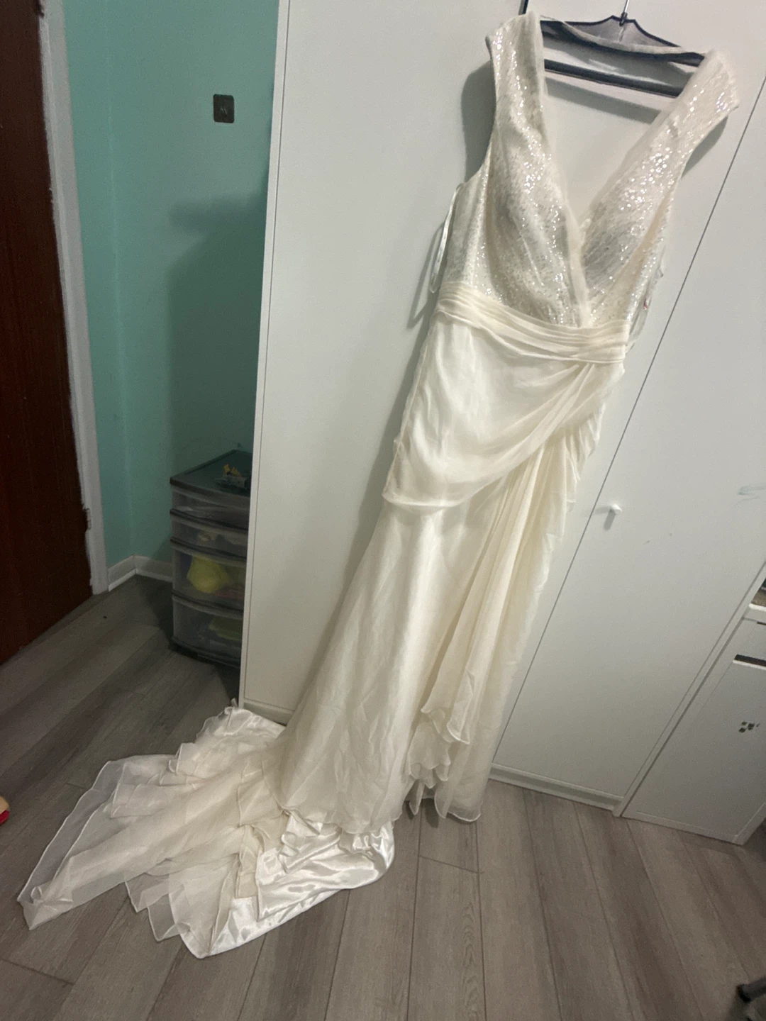 David's Bridal Wedding Dress - Ivory - Size 10