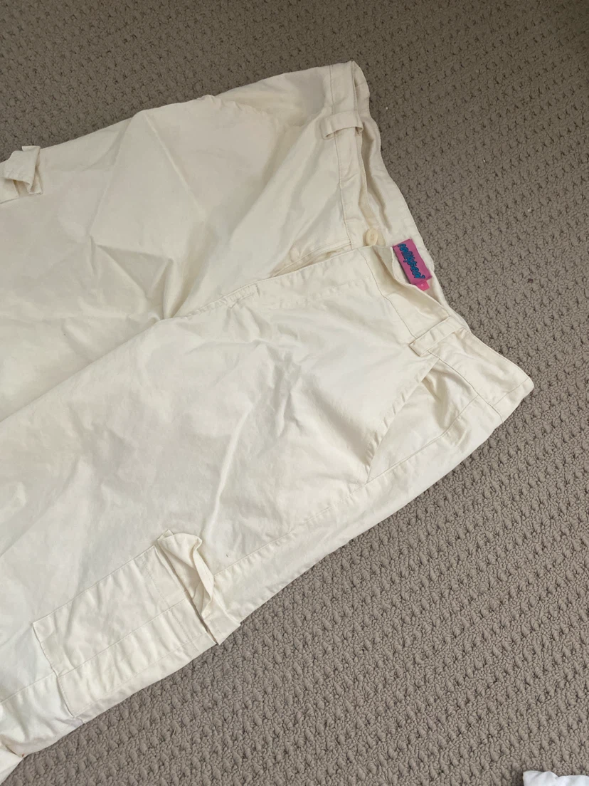 Edikted Cream Cargo Pants - photo 2