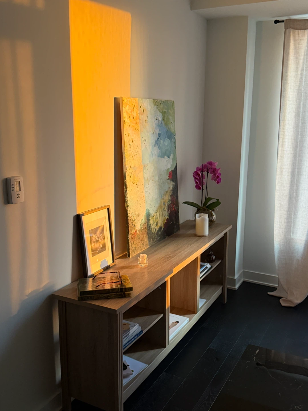 Oak Media Console / Storage Unit - photo 2