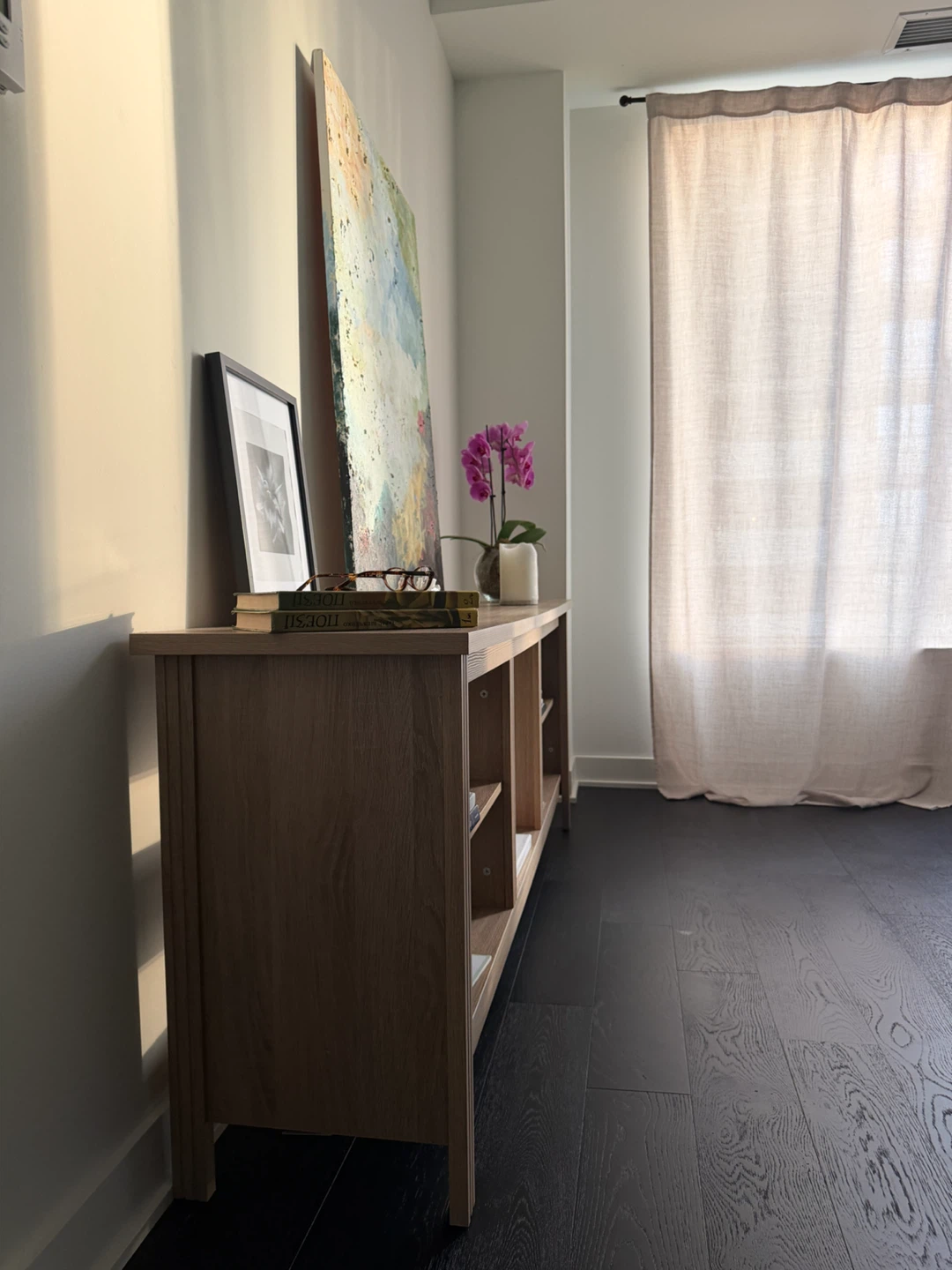 Oak Media Console / Storage Unit - photo 3