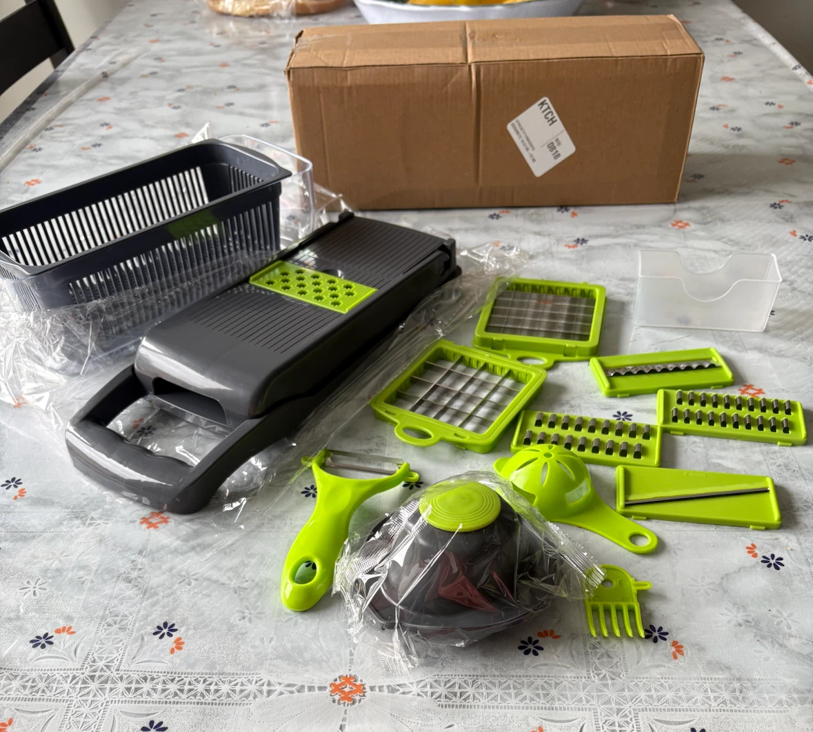 Vegetable Chopper & Mandoline Slicer Set