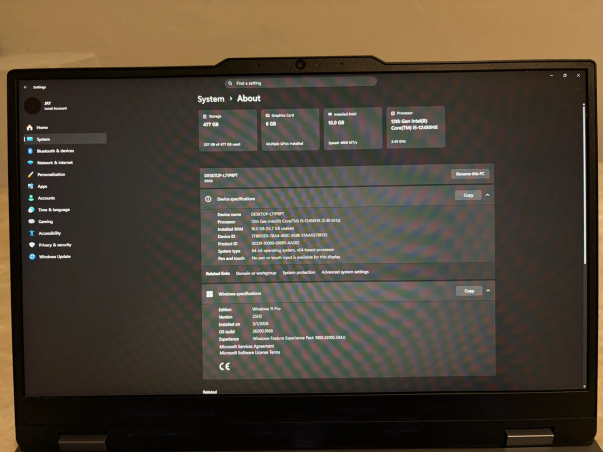 Lenovo LOQ Gaming Laptop - photo 5