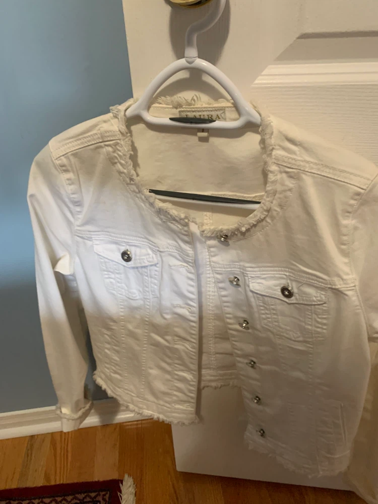 White Denim Jacket