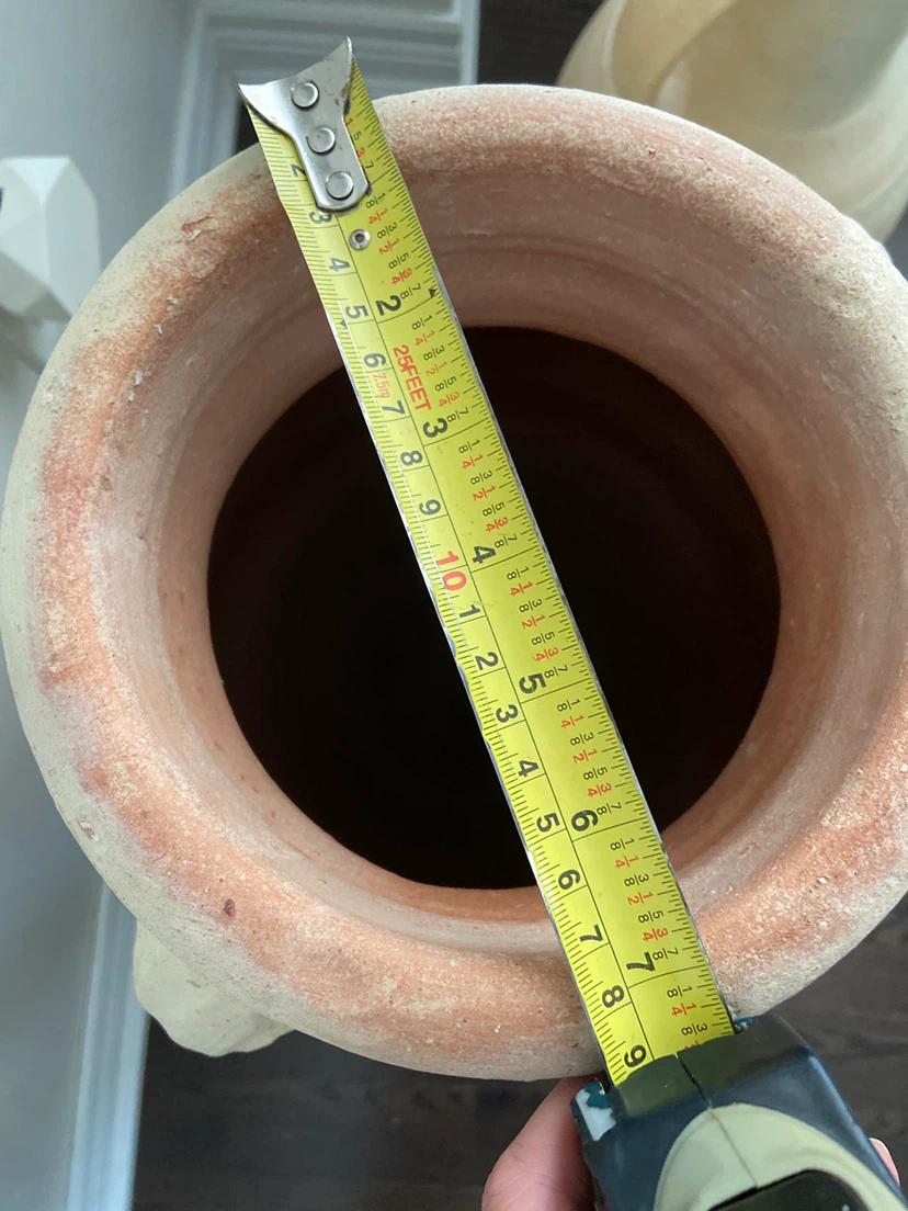 Two Vintage Terracotta Amphora Vases - photo 3