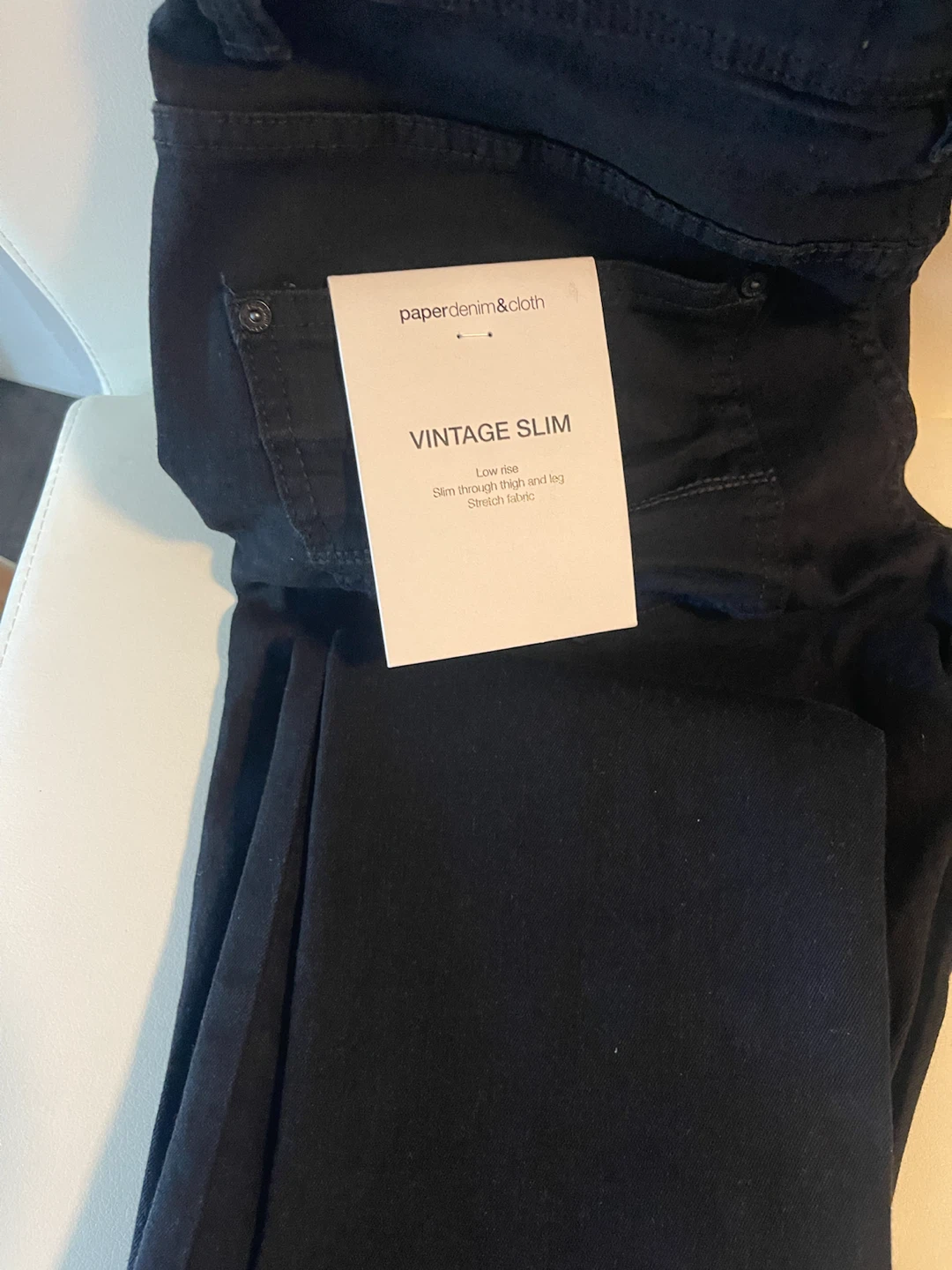 Paper Denim & Cloth Vintage Slim Jeans 30/32 Black