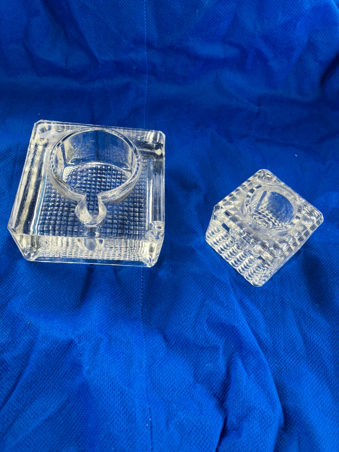 Vintage Glass Ink Wells and Holders Set - photo 3