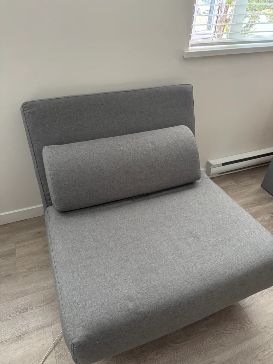 Grey Convertible Daybed Chair