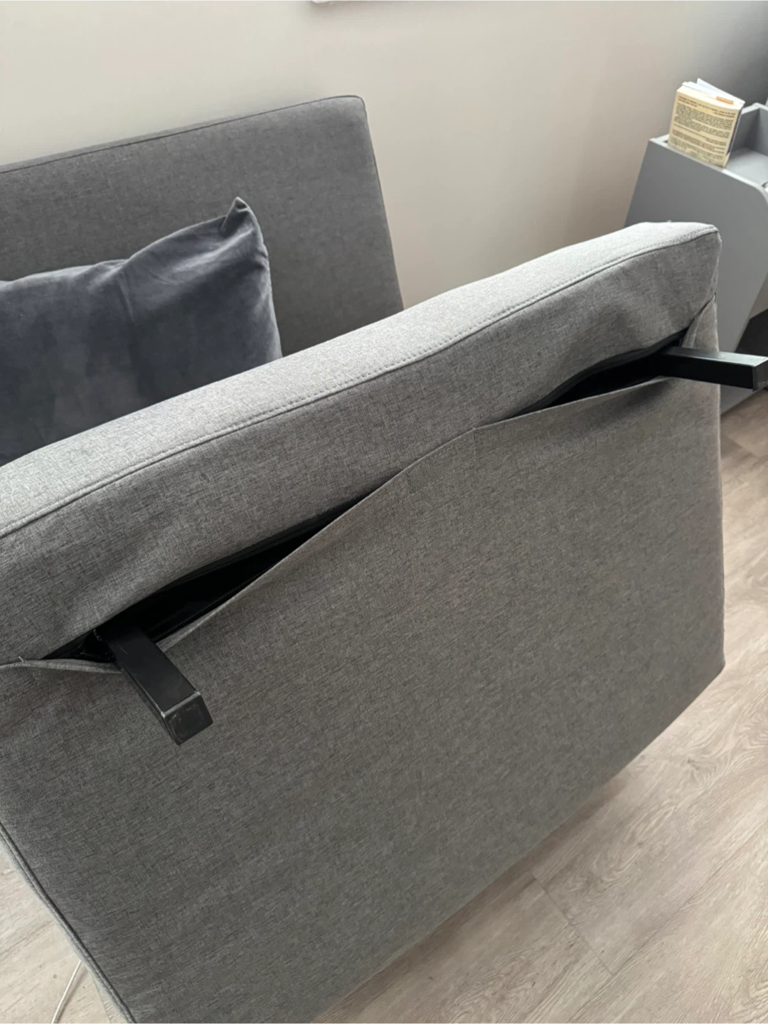 Grey Convertible Daybed Chair - photo 3