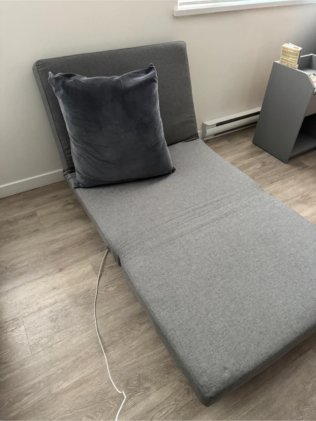 Grey Convertible Daybed Chair - photo 4