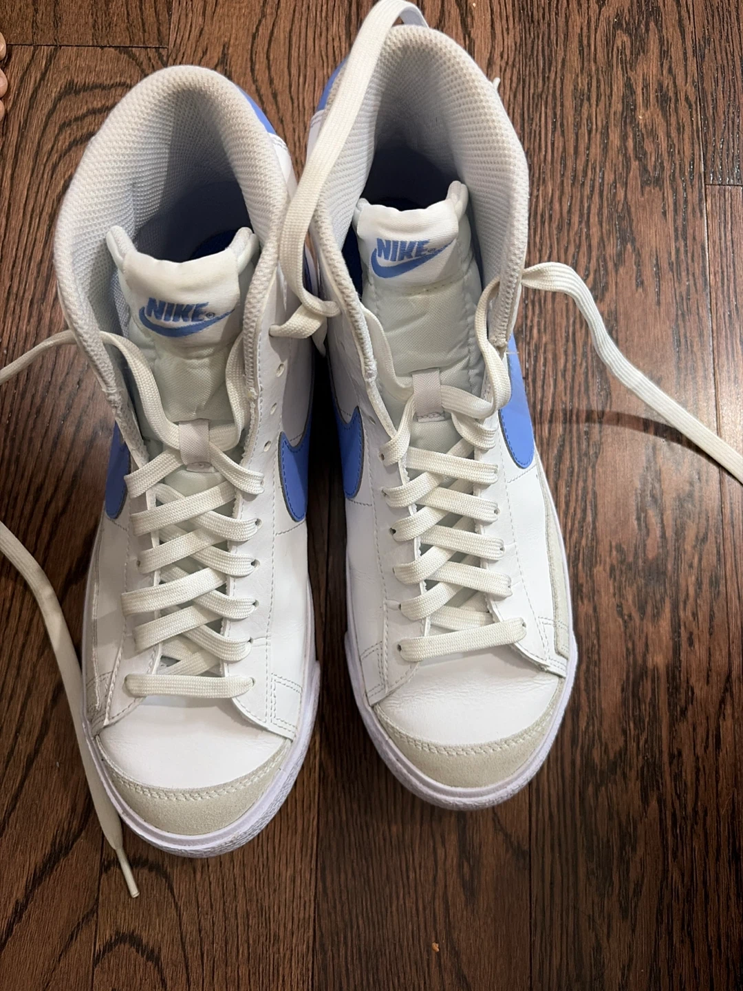 Nike Blazer Mid '77 Vintage White/Blue High Top Sneakers