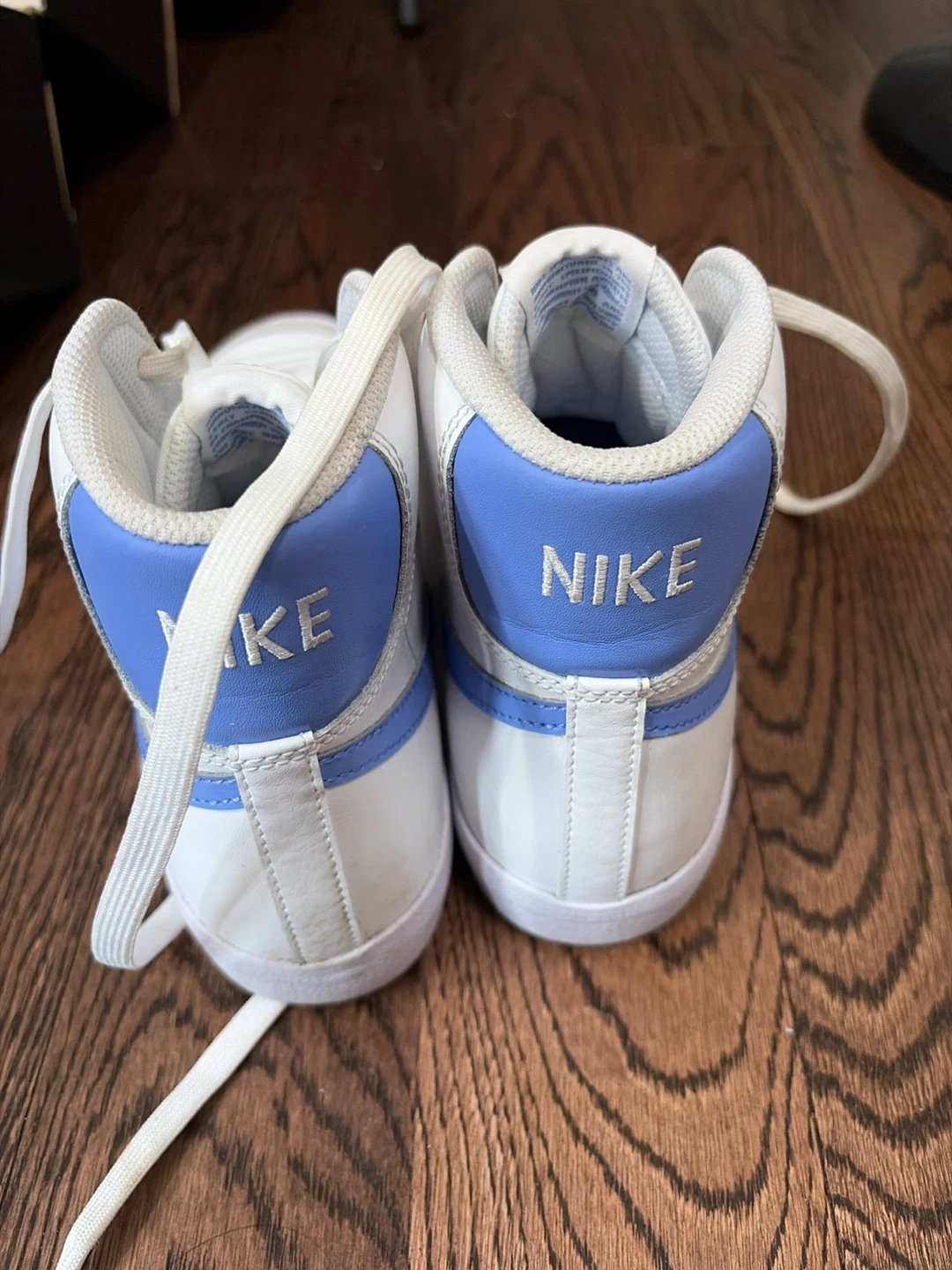 Nike Blazer Mid '77 Vintage White/Blue High Top Sneakers - photo 2