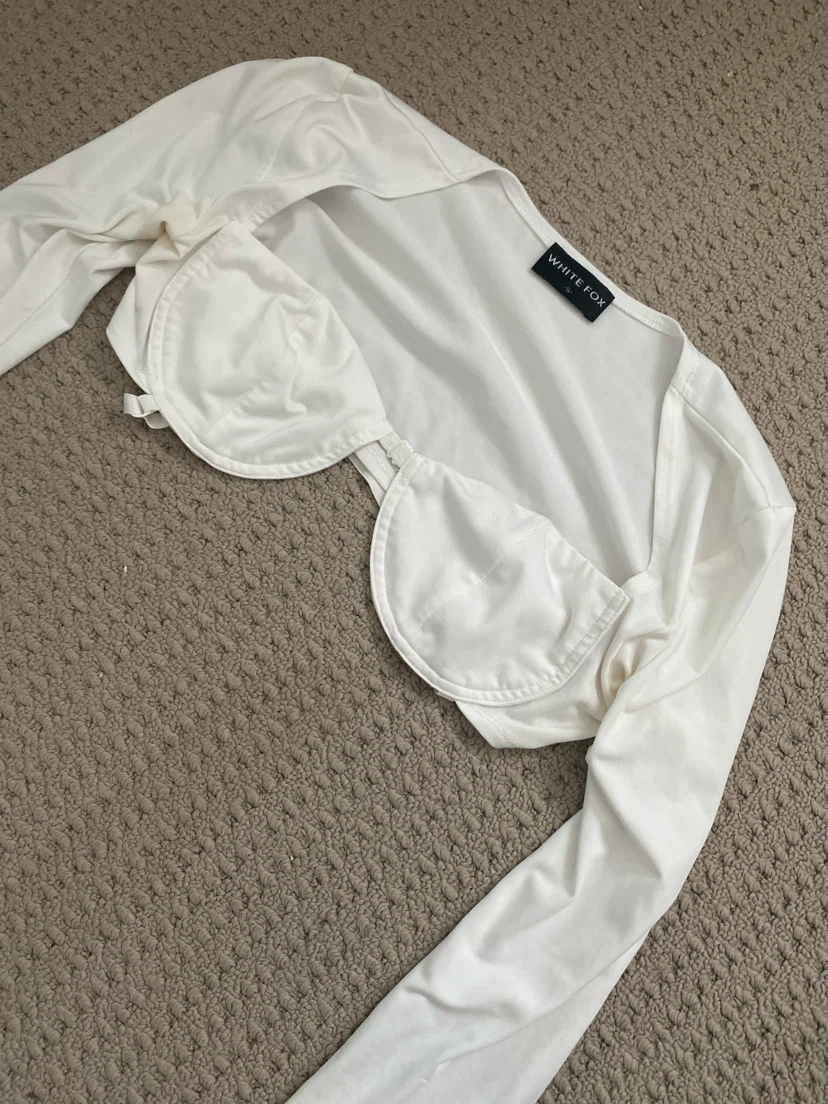 WHITE FOX White Bolero Top - photo 2