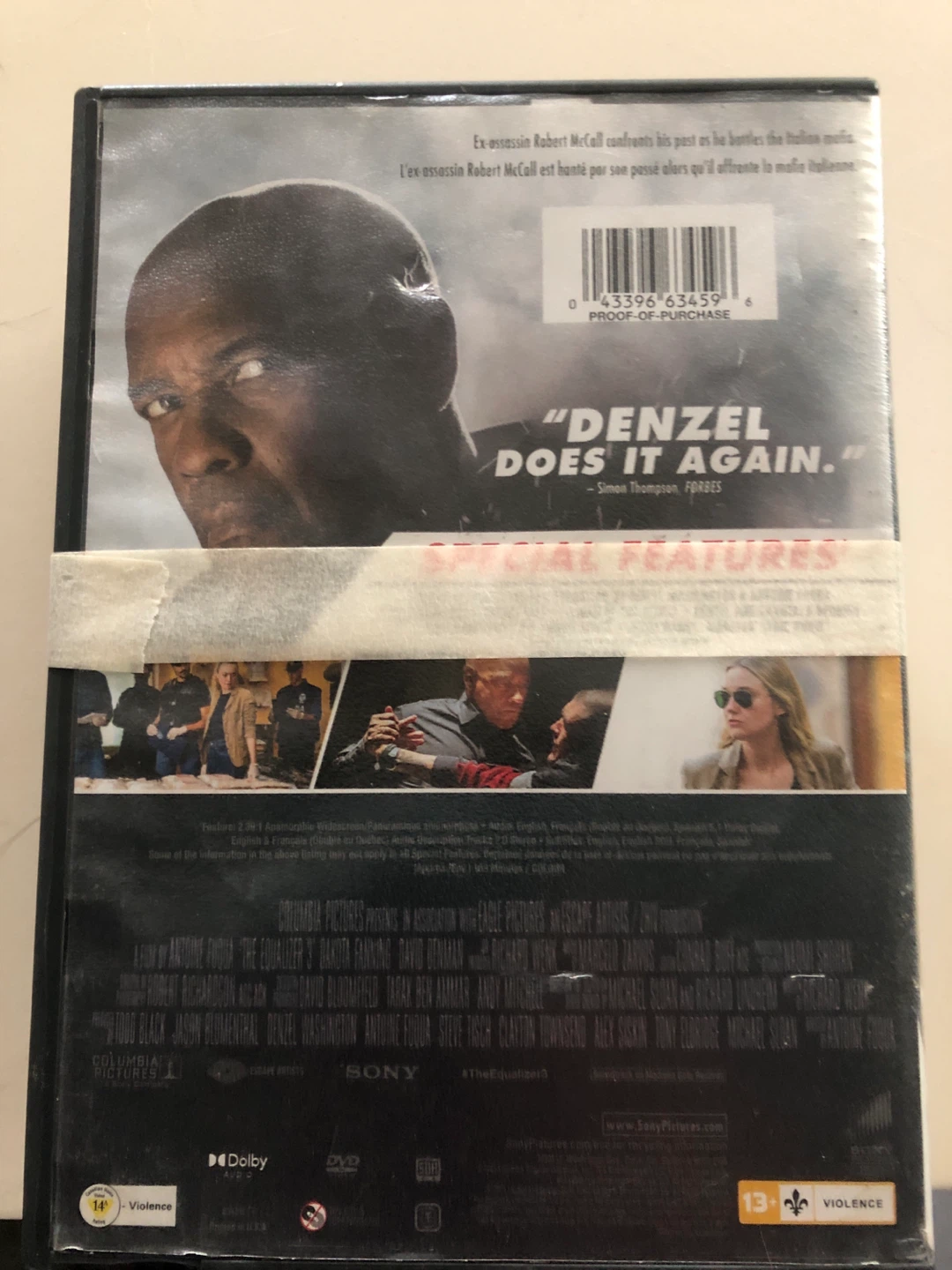 Grown Ups and The Equalizer DVDs - photo 2