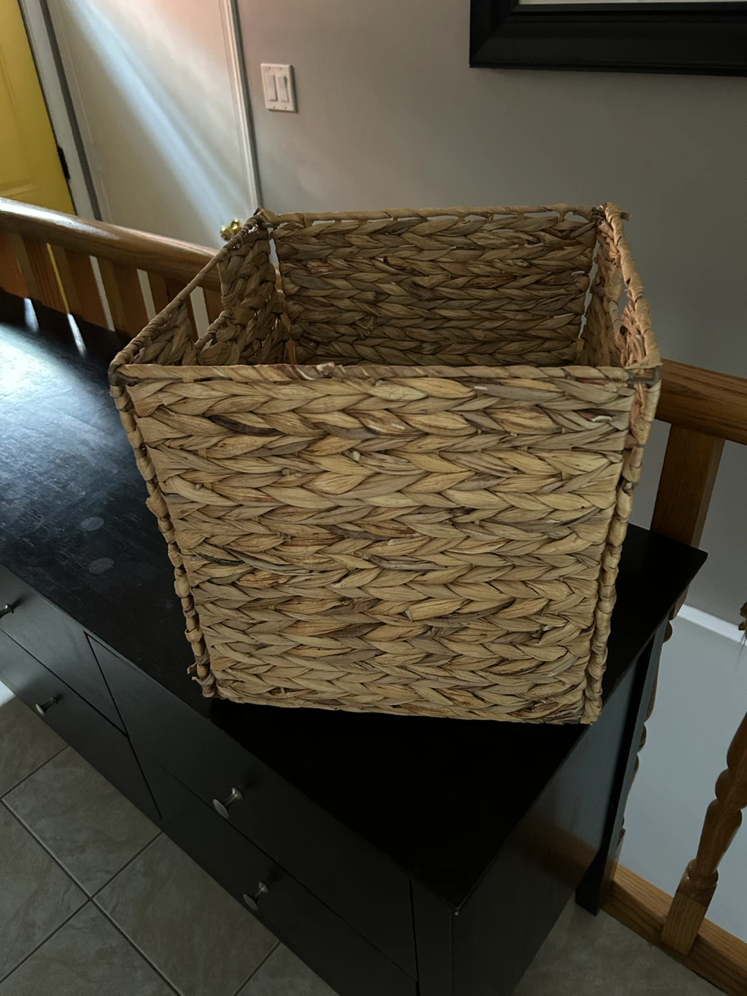 CANVAS Woven Cube Collapsible Basket - 13 x 13-in