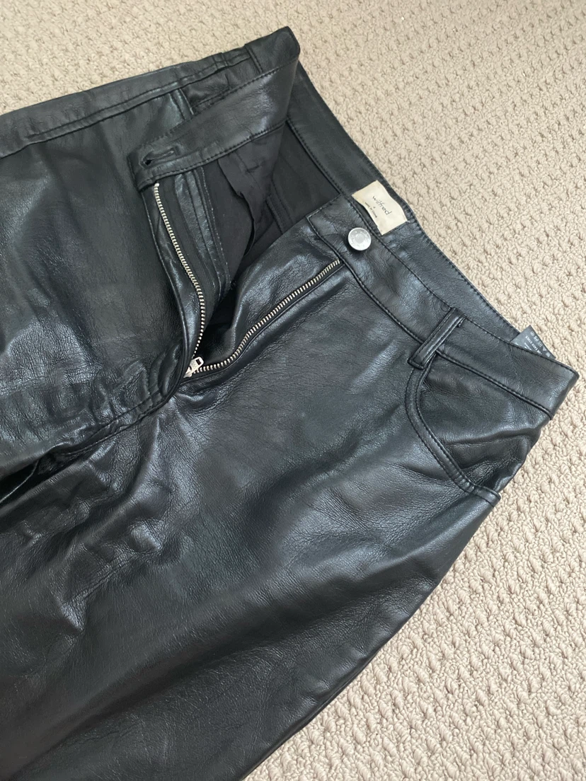 Wilfred Faux Leather Pants - photo 2