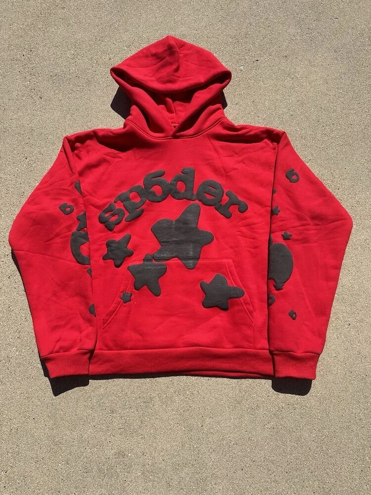 Sp5der Red Hoodie