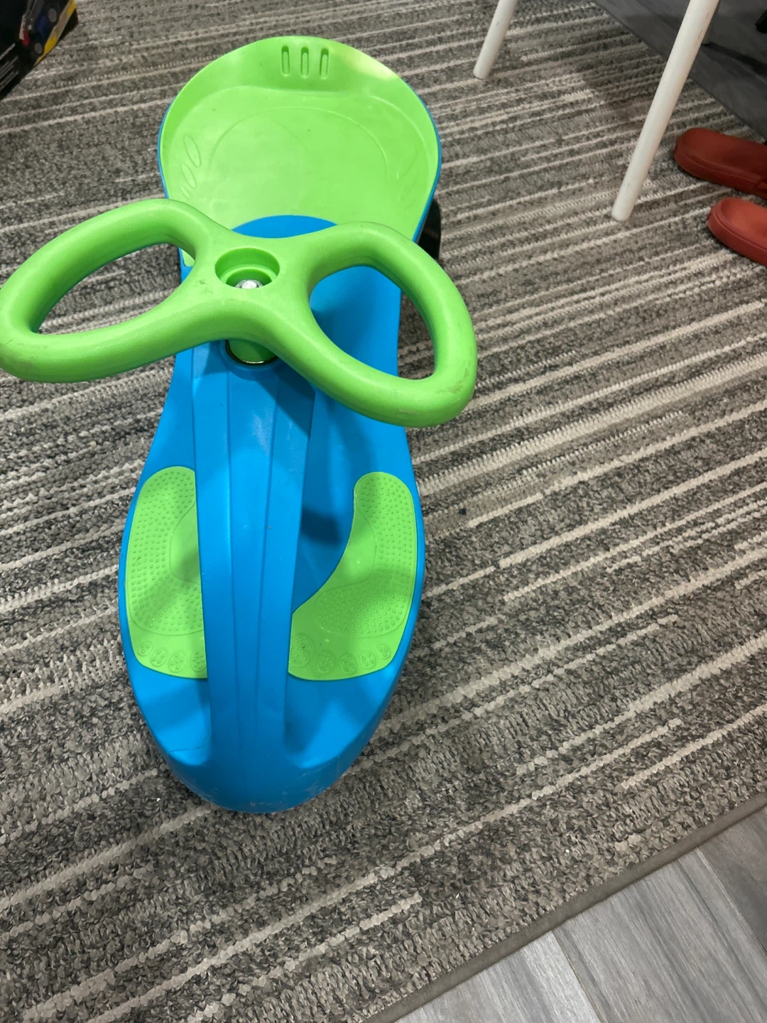 Blue and Green Ride-On Toy