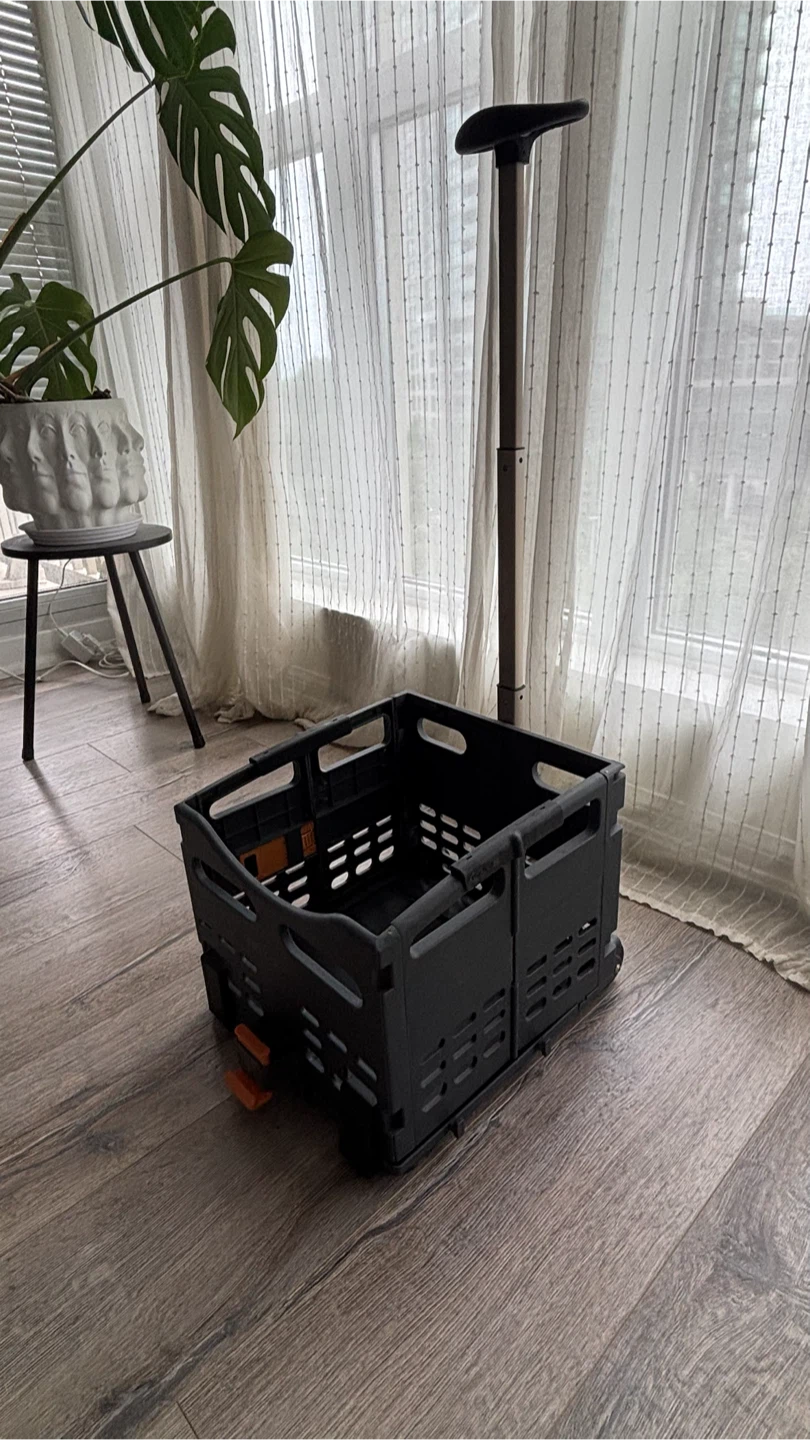 Bike Folding Rolling Cart with Handle - photo 3