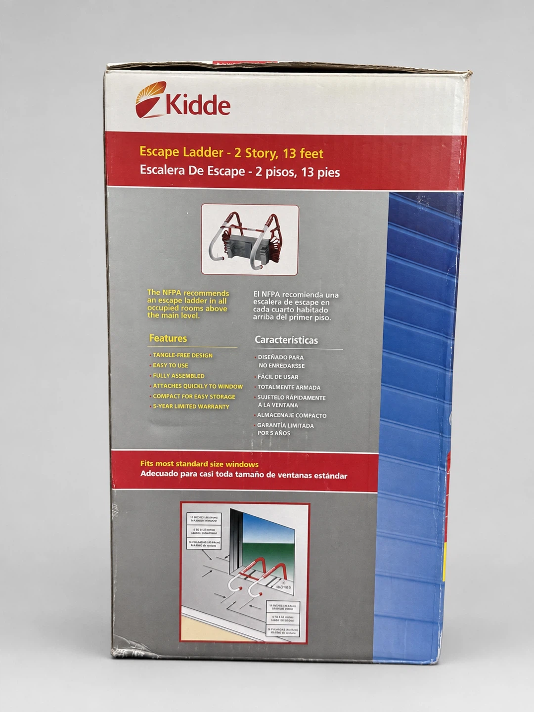 New Kidde 2-Storey Fire Escape Ladder – 13 ft - photo 2