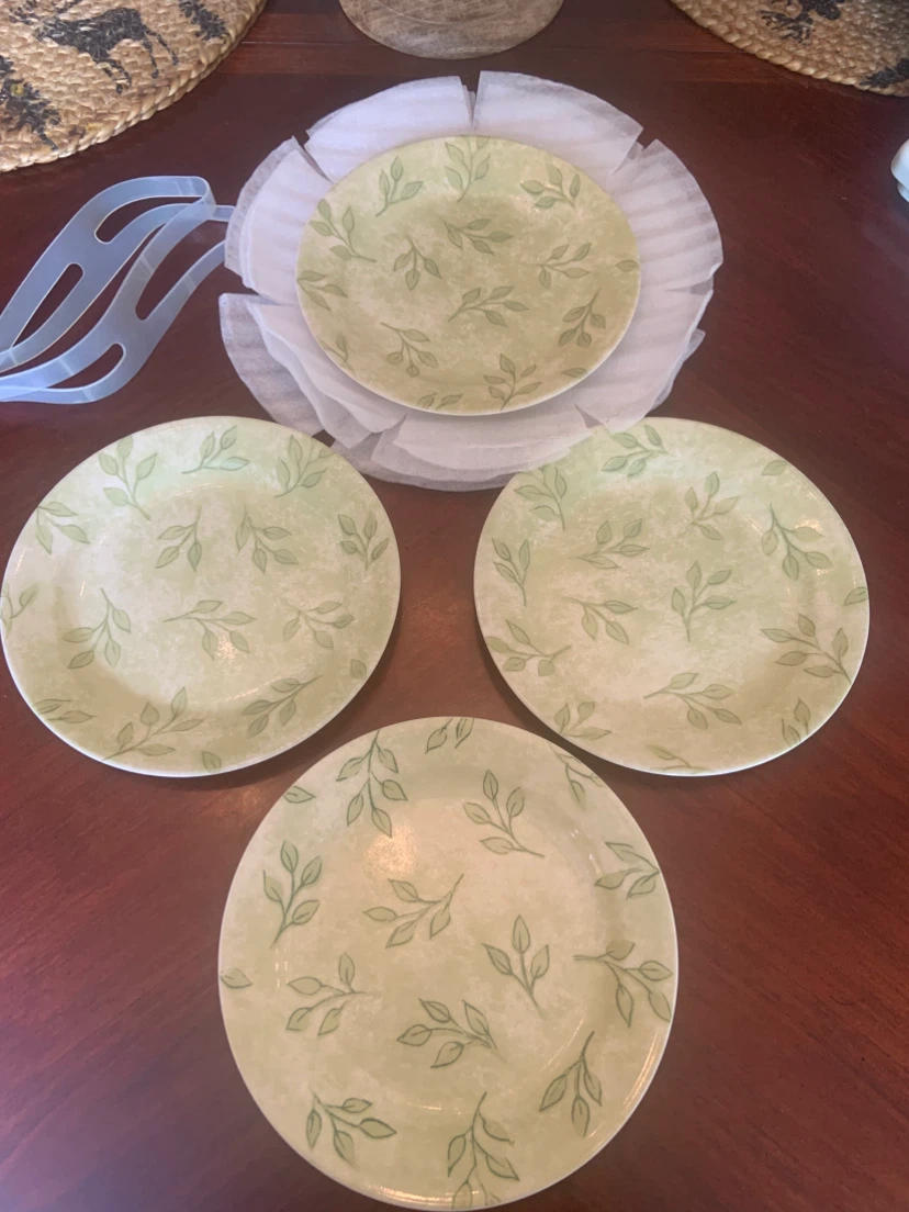 CORELLE HEIRLOOM BLOOM SET OF 4 VINTAGE DESERT PLATES•7 1/4” - photo 3