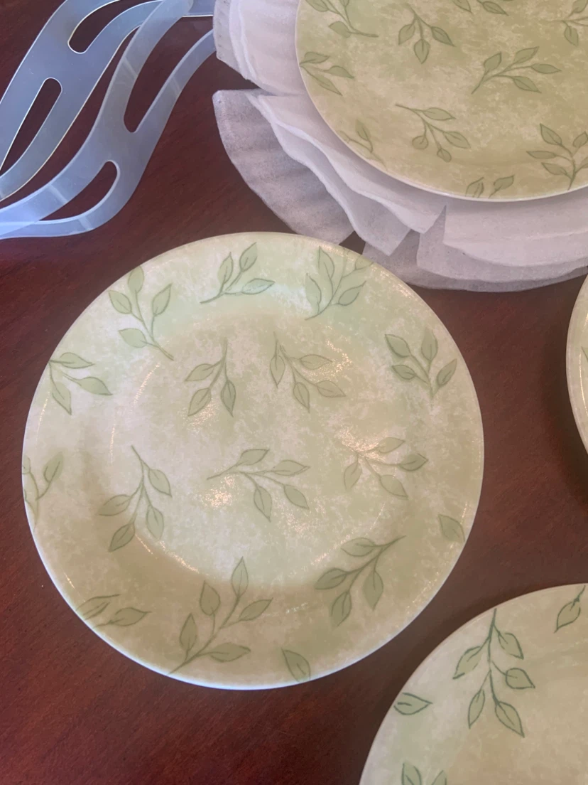 CORELLE HEIRLOOM BLOOM SET OF 4 VINTAGE DESERT PLATES•7 1/4” - photo 4