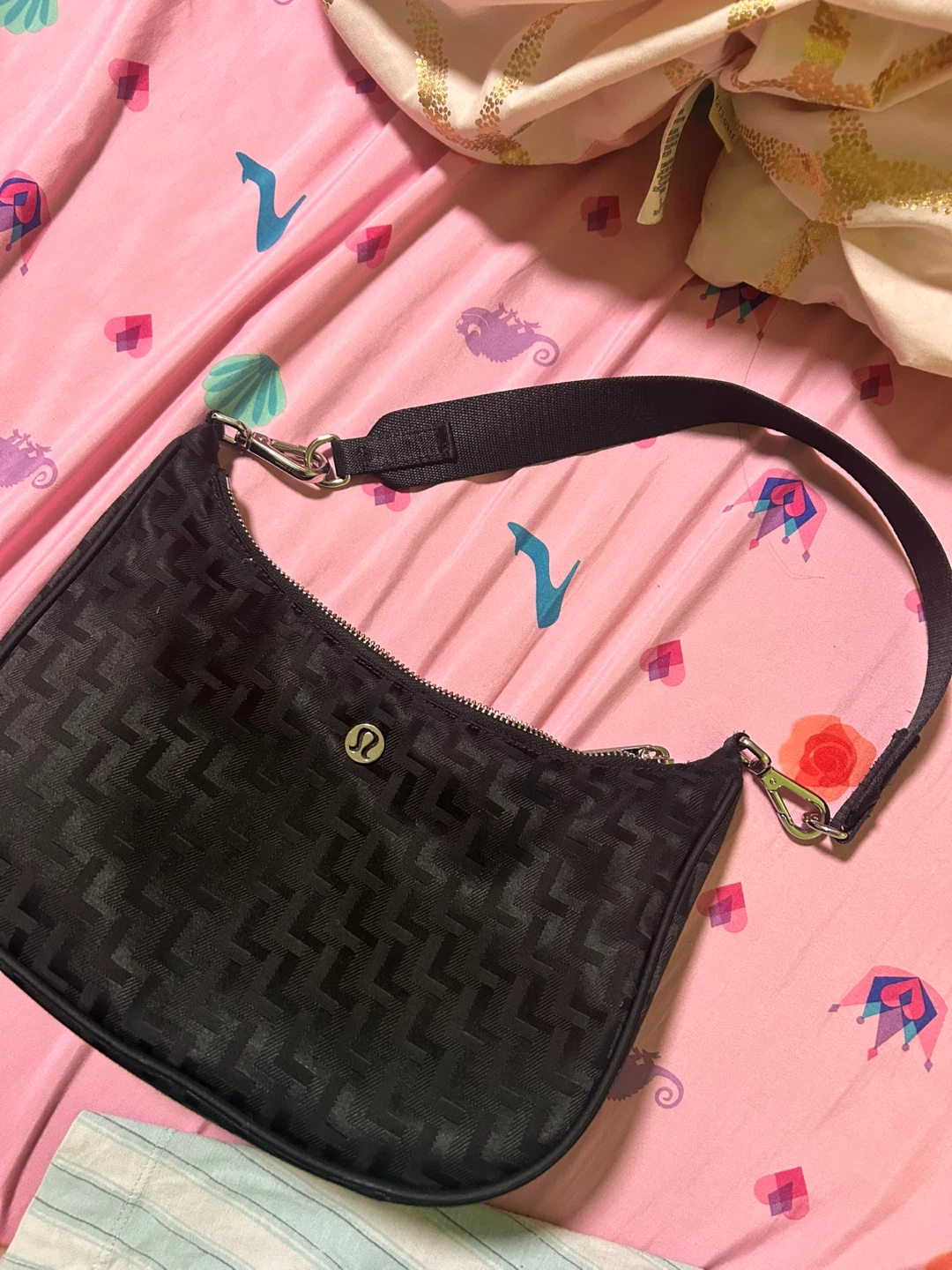 Lululemon Black Shoulder Bag