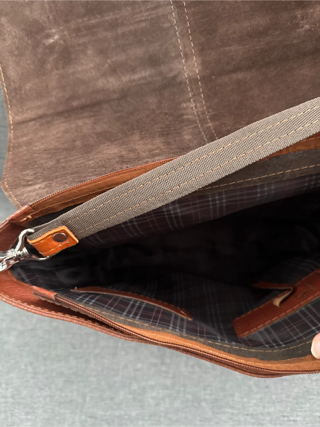 Brown Leather Satchel Bag - photo 2