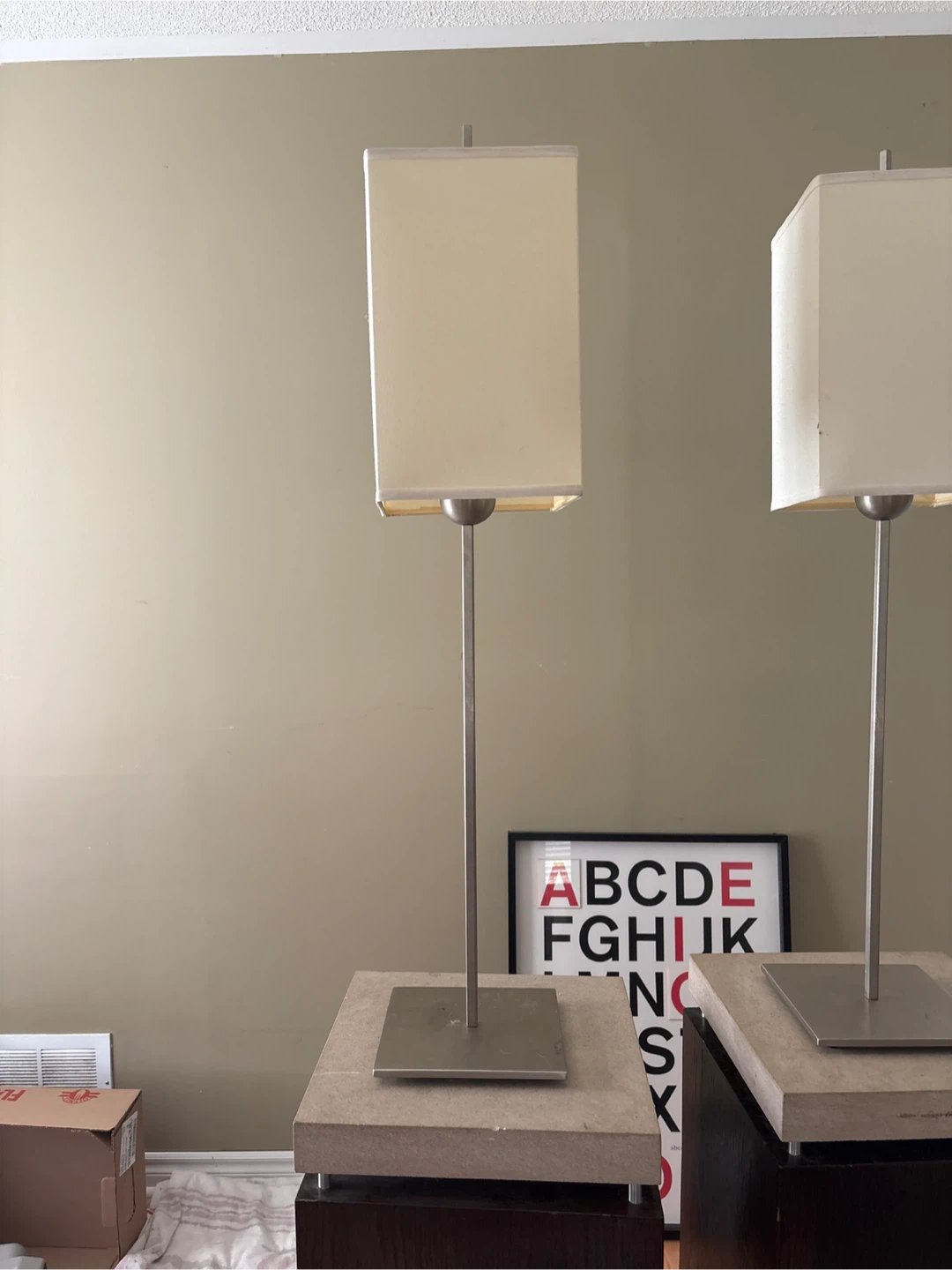 Pair of modern floor lamps - photo 2