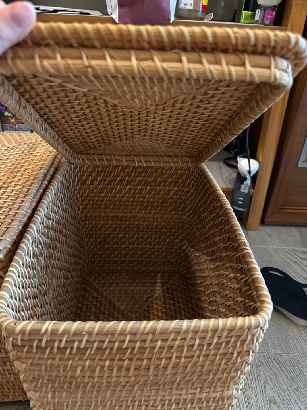 Woven Storage Baskets with Lids - photo 3