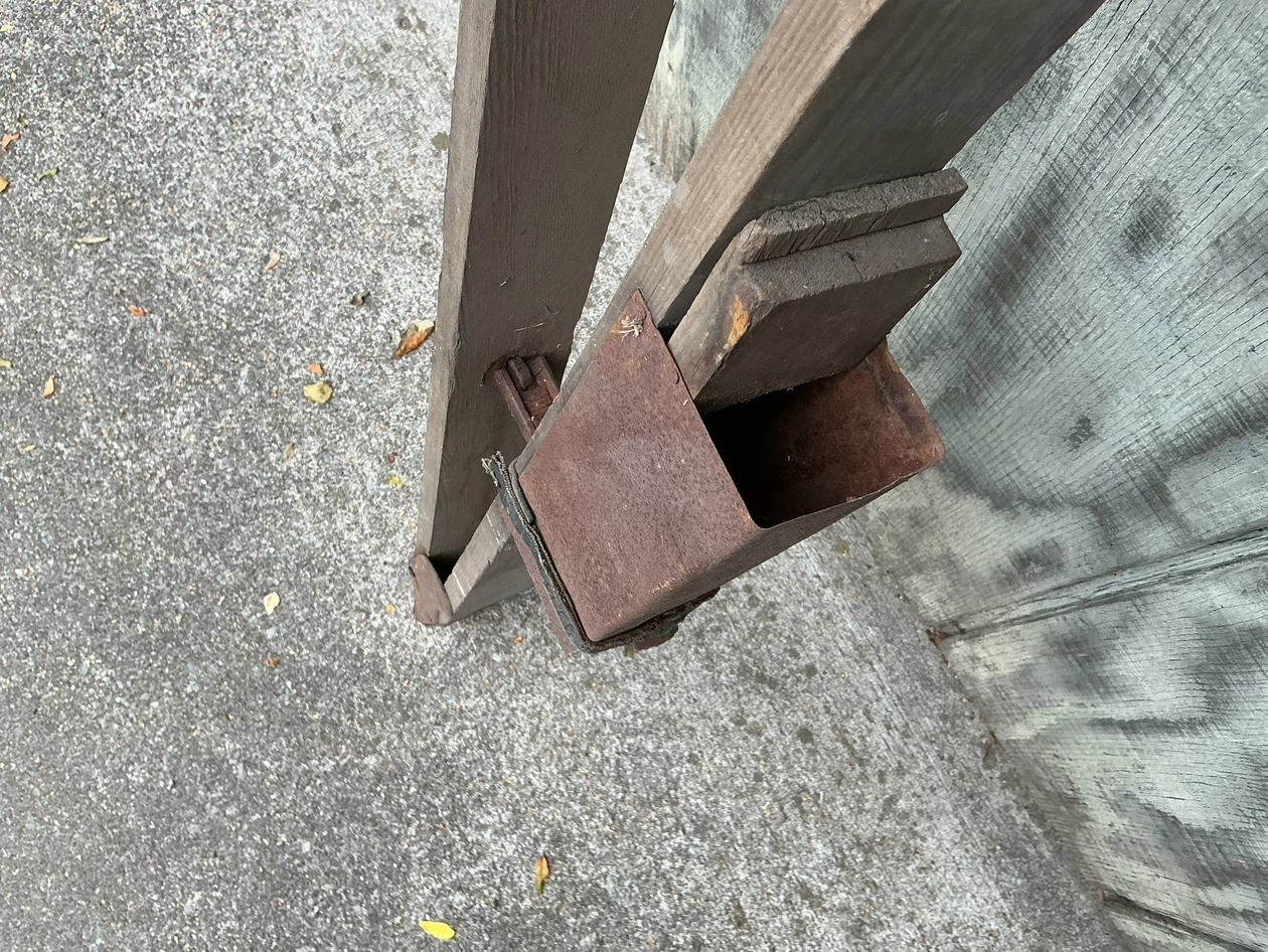 Antique Wooden Farm Tool Rustic Corn Seed Planter ! - photo 4