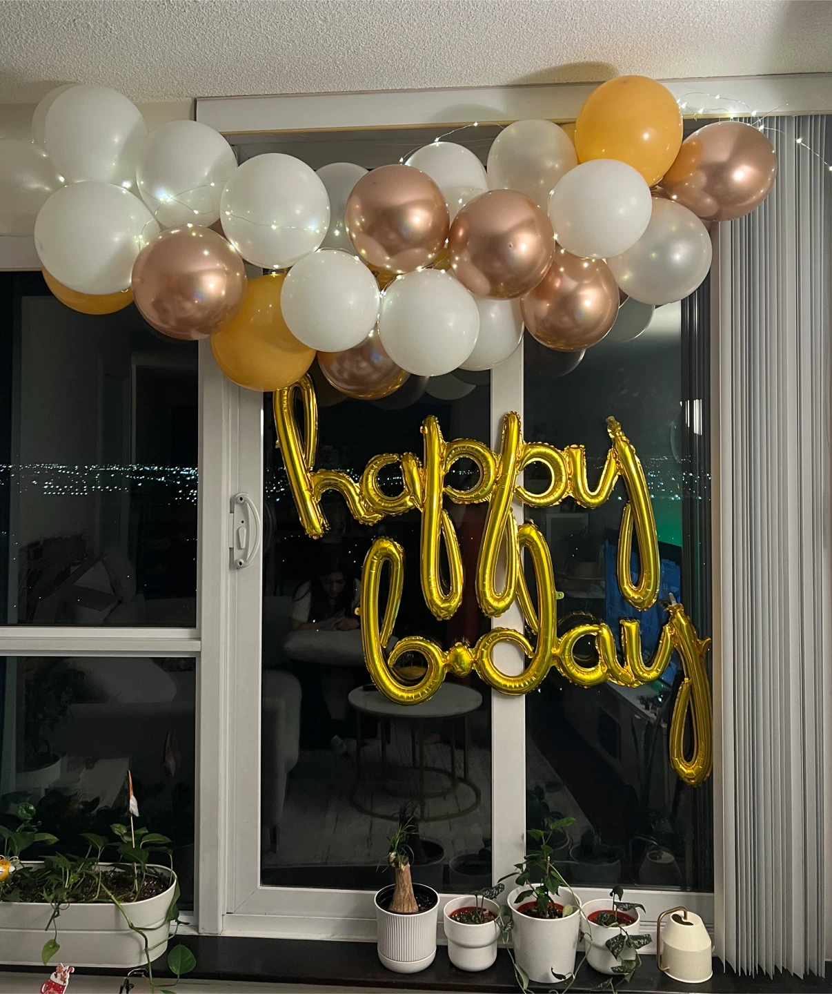 Happy Birthday Balloon-Banner Set and Cake Topper - photo 2